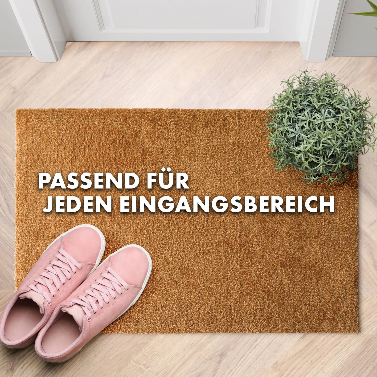 Fußmatte „Benevento“ – 50 × 80 cm, robuste Polyamid-Matte für ein sauberes Zuhause